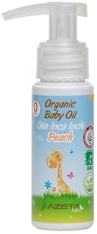 Organic Baby Inca Inchi Peach Oil - Azeta Bio Organic Baby Peach Oil Inca Inchi — photo N6