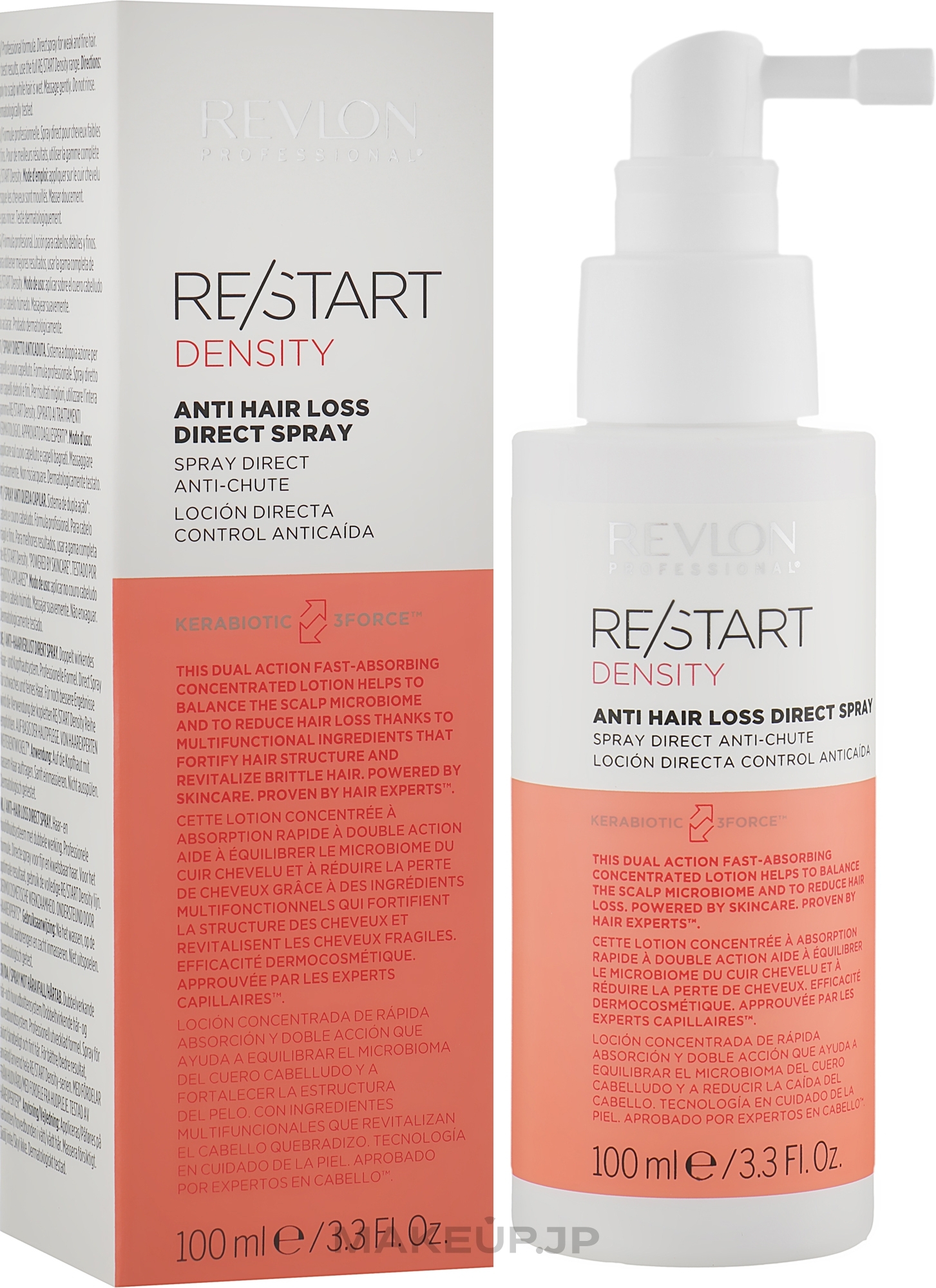 Anti-Hair Loss Spray - Revlon Professional Restart Density Anti-Hair Loss Direct Spray — photo 100 ml