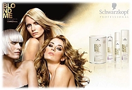 Lightening Cream for Gray Hair - Schwarzkopf Professional BlondMe White Blending — photo N5