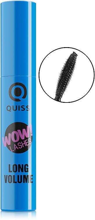 Eyelash Mascara - Quiss WOW! Lashes Long Volume — photo N2