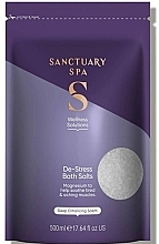 Fragrances, Perfumes, Cosmetics Bath Salt - Sanctuary Spa Wellness Solution De-Stress Bath Salts