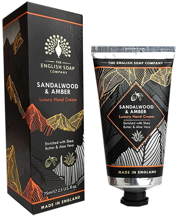 Sandalwood & Amber Hand Cream - The English Soap Company Radiant Collection Sandalwood & Amber Hand Cream — photo N1