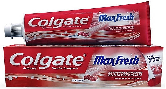 Toothpaste - Colgate Max Fresh Spicy Fresh — photo N1