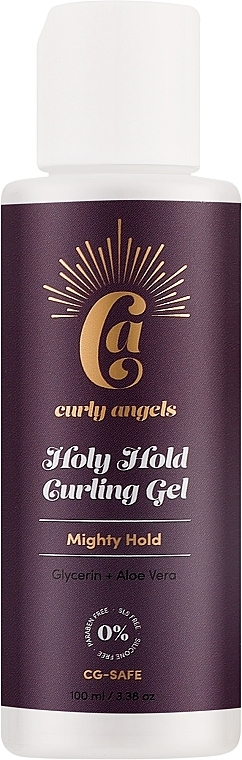 Hair Shaping Gel - Curly Angels Holy Hold Curling Gel (mini size) — photo N1