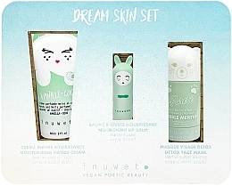 Fragrances, Perfumes, Cosmetics Set - Inuwet Dream Skin Set (lip/balm/3.5 g + h/cr/60 ml + f/mask/30 ml)