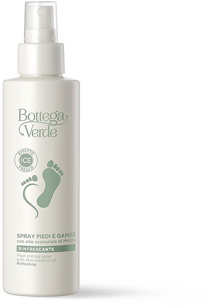 Foot & Leg Spray with Mint Oil - Green Foot And Leg Spray — photo N1