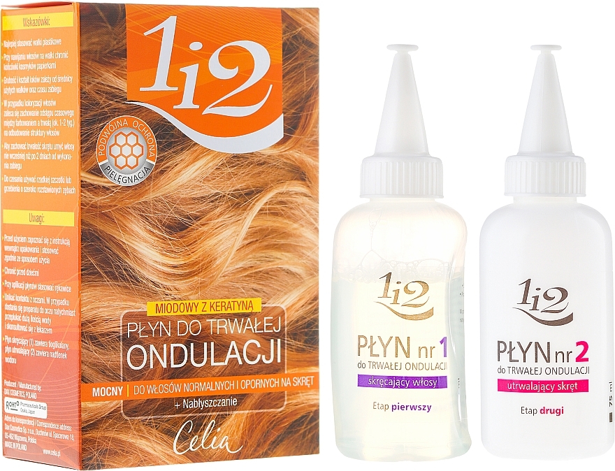 Perm Liquid "Honey with Keratin" - Celia — photo N1