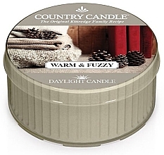 Fragrances, Perfumes, Cosmetics Tealight "Warm & Fuzzy" - Country Candle Warm & Fuzzy Daylight