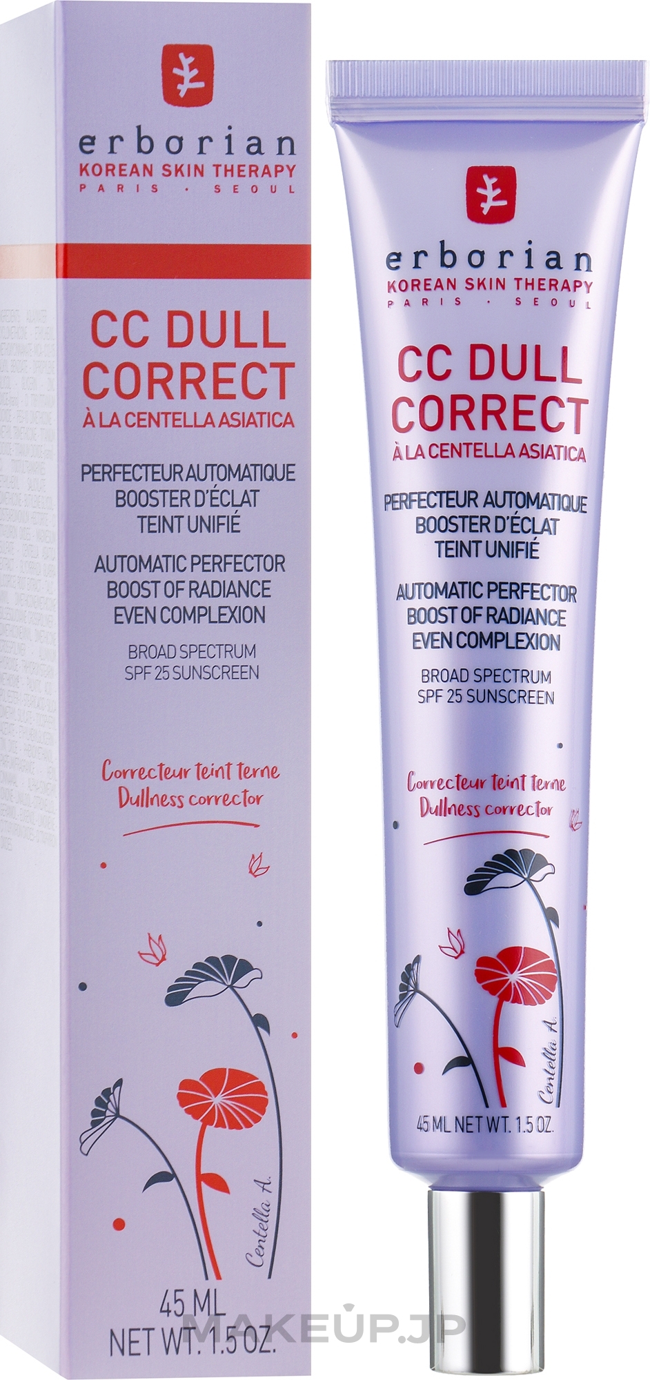Correcting Face Cream - Erborian CC Dull Correct SPF 25 — photo 45 ml