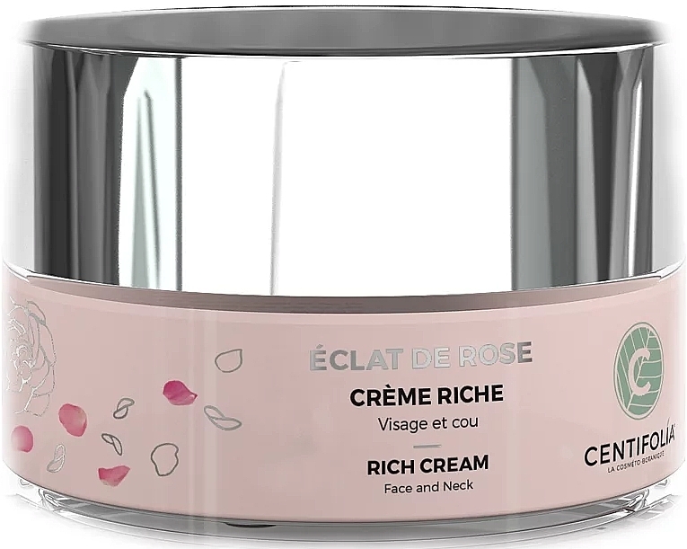 Face & Neck Cream with Rose & Vitamin C - Centifolia Rich Face And Neck Cream — photo N1