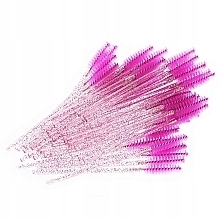 Disposable Spoolie, transparent purple, purple bristle - Lewer — photo N1