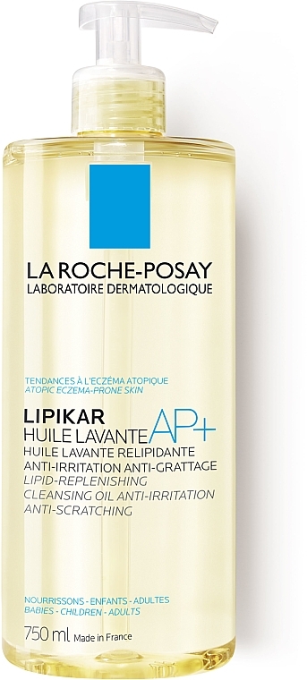 Moisturizing Anti-Irritation Lipid-Reducing Oil - La Roche-Posay Lipikar Huile AP+ — photo N1