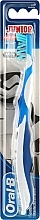 Soft Toothbrush 6-12 years, white & blue - Oral-B Junior Star Wars Lord Vader — photo N1