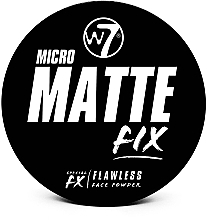 Powder - W7 Micro Matte Fix Compact Powder — photo N1