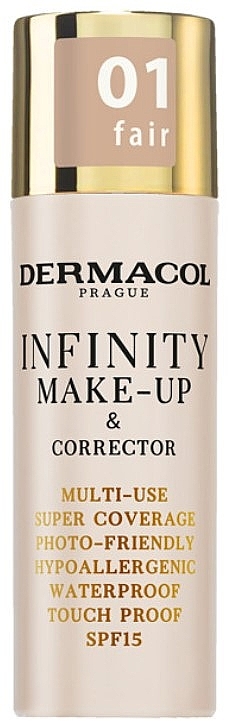 2-in-1 Foundation and Concealer - Dermacol Infinity Make-up & Corrector — photo N1