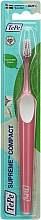 Supreme Compact Soft Toothbrush, soft, pink - TePe Comfort Toothbrush — photo N1