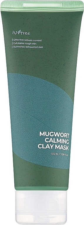 Clay Face Mask with Wormwood Extract - Isntree Mugwort Calming Clay Mask — photo N1