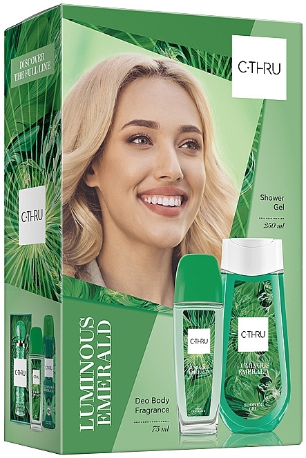 C-Thru Luminous Emerald - Set (b/spray/75 ml + sh/gel/250 ml) — photo N1