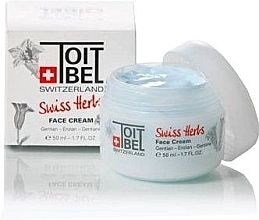 Fragrances, Perfumes, Cosmetics Face Cream - Toitbel Swiss Herbs Gentian Face Cream