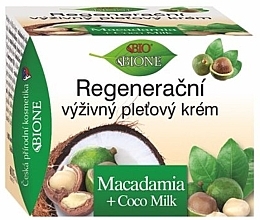 Fragrances, Perfumes, Cosmetics Regenerating Facial Cream - Bione Cosmetics Macadamia Face Cream