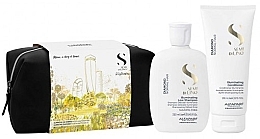 Gift Set in Cosmetic Bag - Alfaparf Diamond Holiday 2024 (shm/250ml + cond/200ml + cosm/bag/1pc.)	 — photo N1