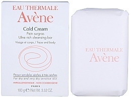 Fragrances, Perfumes, Cosmetics Super Nourishing Soap with Cold Cream - Avene Peaux Seches Cold Cream Soap