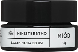 Fragrances, Perfumes, Cosmetics Honey Lip Balm Mask - Ministerstwo Dobrego Mydła