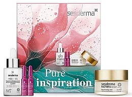 Fragrances, Perfumes, Cosmetics Set - Sesderma Pure Inspiration Set (serum/30ml + cr/50ml+ ampoules /1 ,5ml*2)