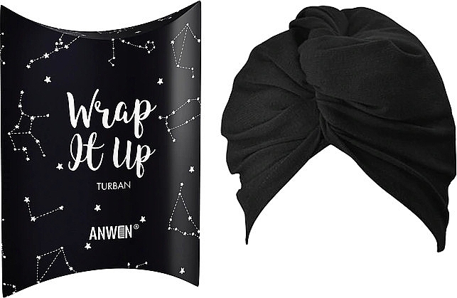 Codmetic Turban, black - Anwen Wrap It Up Turban — photo N1