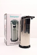 Fragrances, Perfumes, Cosmetics Liquid Soap Dispenser 250 ml, silver/black - Beper Automatic Soap Dispenser