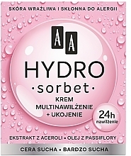 Fragrances, Perfumes, Cosmetics Nourishing Multi-Moisturizing Face Cream - AA Hydro Sorbet Moisturising & Nutrition Cream