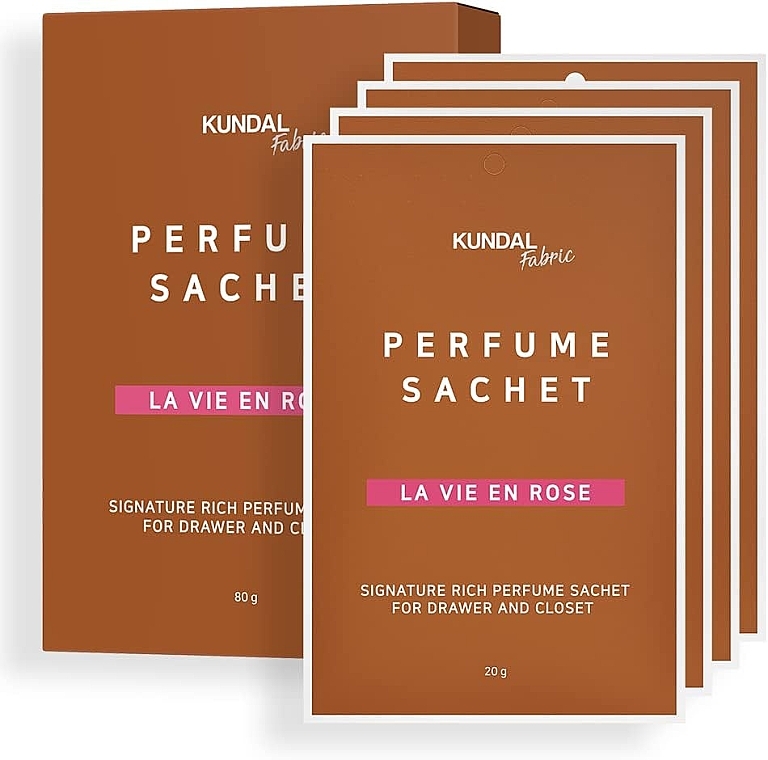 Scented Sachet - Kundal Fabric La Vie En Rose Signature Rich Perfume Sachet — photo N1
