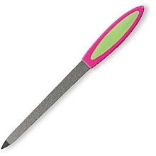 Fragrances, Perfumes, Cosmetics Sapphire Nail File 17cm, pink-light green, 77173 - Top Choice