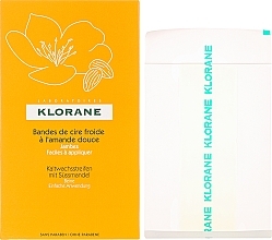 Fragrances, Perfumes, Cosmetics Almond Foot Wax Strips - Klorane Cold Wax Strips