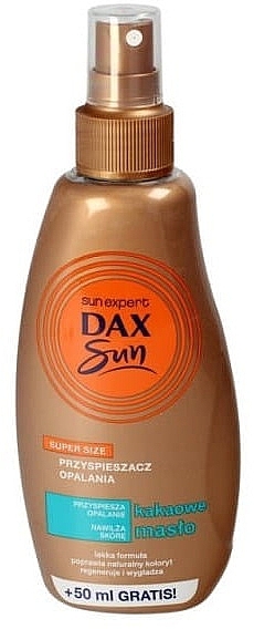 Tan Accelerator Spray with Cocoa Butter & Coconut Oil - Dax Sun — photo N1