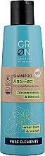 Greasy Hair Shampoo 'Lemon Balm and Sea Salt' - GRN Pure Elements Anti-Grease Shampoo — photo N2