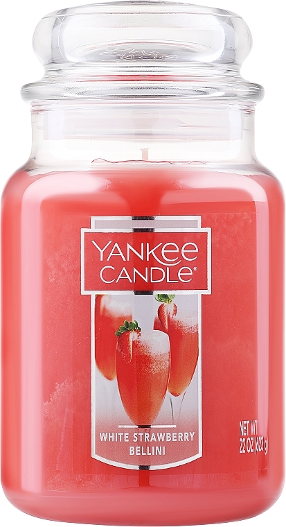 Scented Candle "White Strawberry Bellini" - Yankee Candle White Strawberry Bellini — photo N2