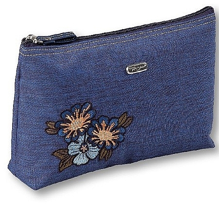 Women Makeup Bag "Soft", rectangular, 96037, blue - Top Choice — photo N1