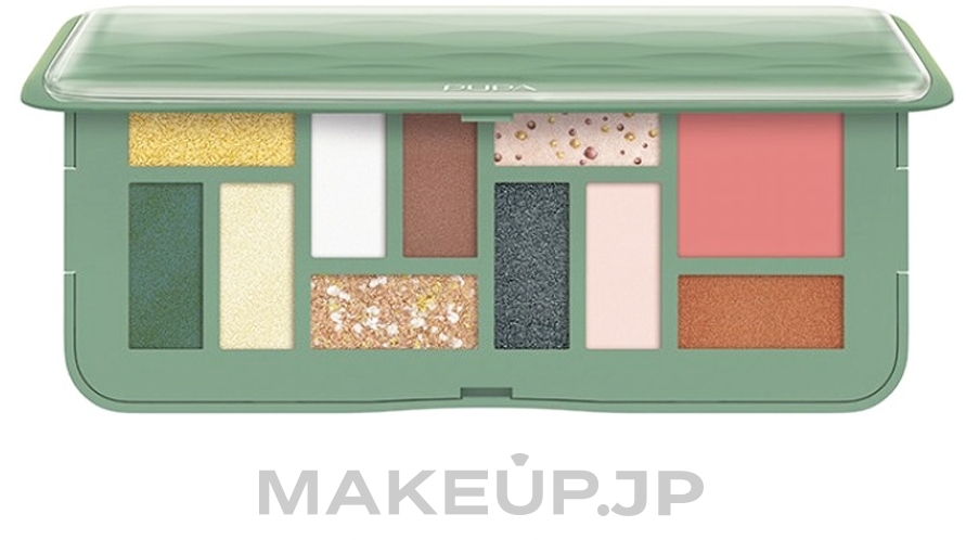 Makeup Palette - Pupa Palette M 3D Effects — photo 002 - Green