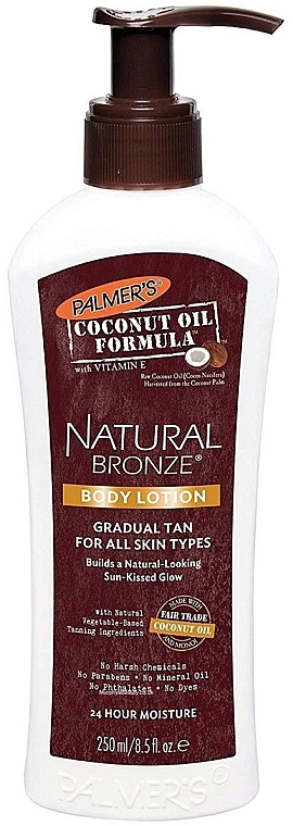 Moisturizing Body Bronzing Lotion - Palmer's Coconut Oil Formula Natural Bronze Body Lotion — photo N1