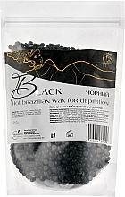 Fragrances, Perfumes, Cosmetics Depilatory Granule Wax "Brazilian", black - Bella Donna Black