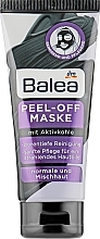 Fragrances, Perfumes, Cosmetics Face Peeling Mask with Activated Charcoal - Balea Peel-Off Mask