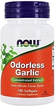 Odorlees Garlic Extract, softgels - Now Foods Odorlees Garlic Softgels — photo N2