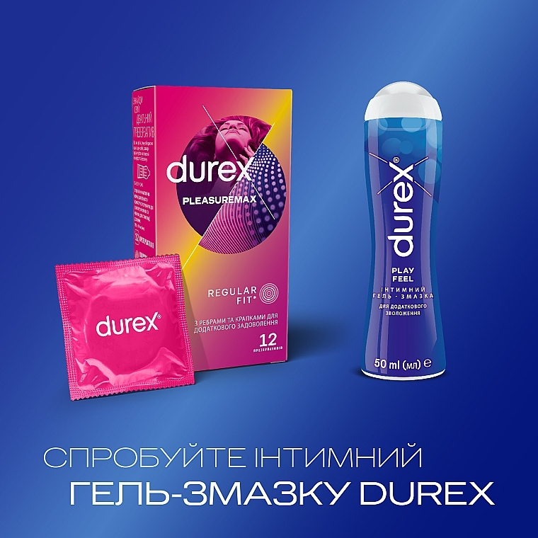 Condoms, 12 pcs - Durex Pleasuremax — photo N5