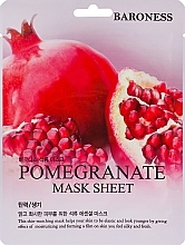 Fragrances, Perfumes, Cosmetics Pomegranate Sheet Mask - Beauadd Baroness Mask Sheet Pomegranate