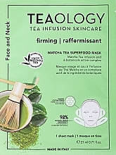 Fragrances, Perfumes, Cosmetics Facial Mask - Teaology Matcha Tea Firming & Nourishing Mask