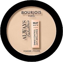 Fragrances, Perfumes, Cosmetics Mattifying Face Powder - Bourjois Always Fabulous Mat Powder