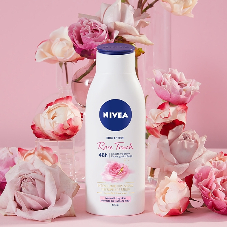 Rose Body Lotion - Nivea Body Lotion Rose Touch — photo N2