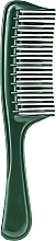 Fragrances, Perfumes, Cosmetics Comb with Handle GS-1, 21 cm, green - Deni Carte