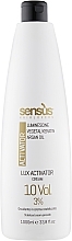 Fragrances, Perfumes, Cosmetics Stabilizing Activator Cream 3% - Sensus Lux Activator Cream 10 Vol